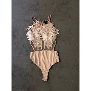 Rose Gold Floral Bodysuit
